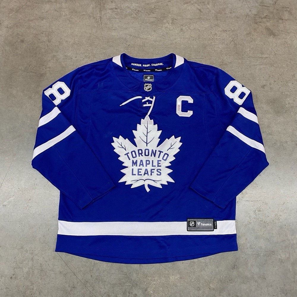 Toronto Maple Leafs 88 Hockey Jersey Blue NHL Fanatics Mens XL